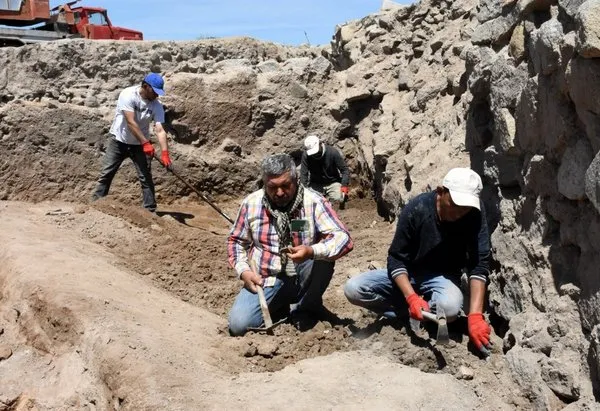 4000 yıllık şehirde 9 yapı katı tespit edildi