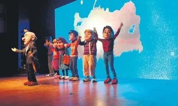 Neşeli minikler müzikalde