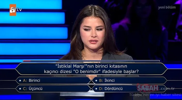 Kim Milyoner Olmak İster’de ‘İstiklal Marşı’ sorusunda elendi! İşte Milyoner’e damga vuran o anlar!