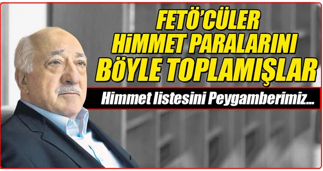 ‘Peygamber listeyi görecek’ diyerek himmet topladılar