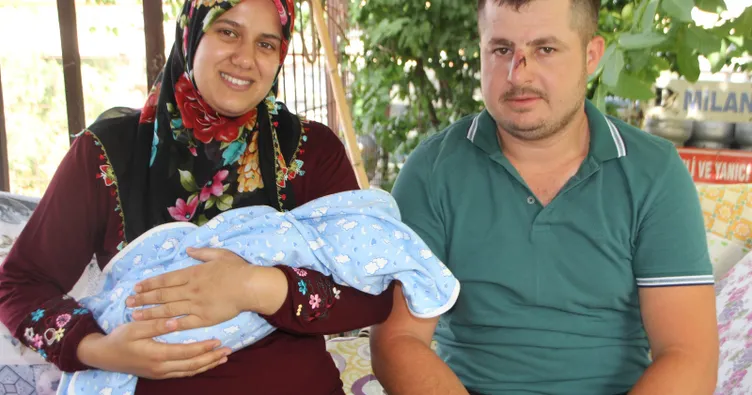 Süleyman bebek kazayla hayatta kaldı