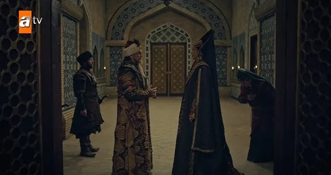 ‘Bozkır Arslanı Celaleddin’in 2'nci bölümüne damga vuran sahne: Sultan Aleaddin ve Türkan Hatun’un iktidar savaşı!