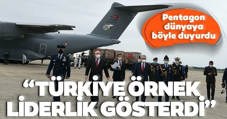 Pentagon’dan Türkiye’ye tıbbi yardım teşekkürü