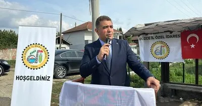 Düzce’nin Çilimli ilçesine yeni isale hattı #duzce