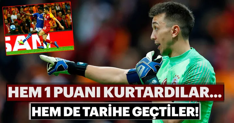 Galatasaray - Schalke 04 maçından kareler