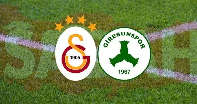 Galatasaray Giresunspor maçı canlı izle! Süper Lig Galatasaray Giresunspor maçı canlı yayın kanalı izle