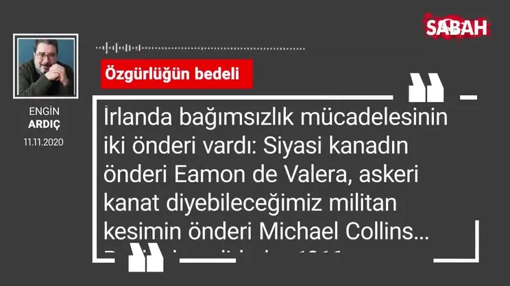 Engin Ardıç 'Özgürlüğün bedeli'
