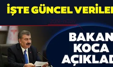 Son dakika: Bakan Koca, Türkiye’deki son corona virüsü vaka sayısını açıkladı! Hayatını kaybedenlerin sayısı...
