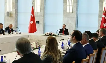 Başkan Erdoğan, TFF Başkanı Büyükekşi ve yönetim kurulu üyeleriyle görüştü
