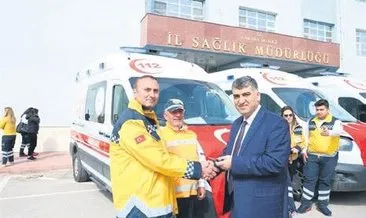Ankara’ya 14 yeni ambulans