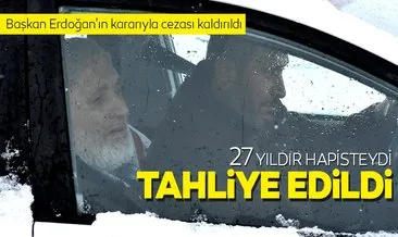 Başkan Erdoğan’ın cezasını kaldırdığı Ahmet Turan Kılıç, tahliye edildi