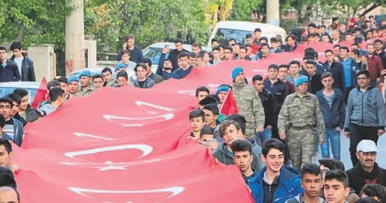 57’nci Alay’a vefa yürüyüşü