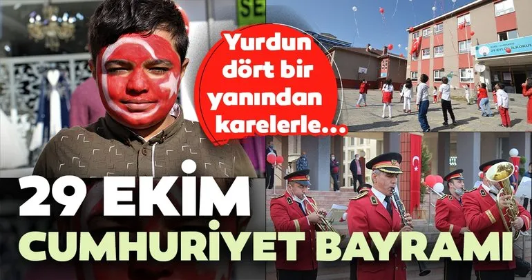 29 Ekim Cumhuriyet Bayramı'nın 97. yıl dönümünde Türkiye'nin her yerinde böyle kutlanıyor!