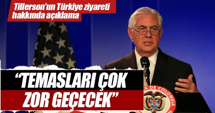 ABD’li yetkililer’den Tillerson’un Türkiye ziyareti hakkında açıklama
