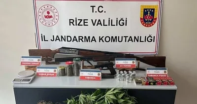 Rize'de uyuşturucu operasyonu! 5 kişi yakalandı #rize