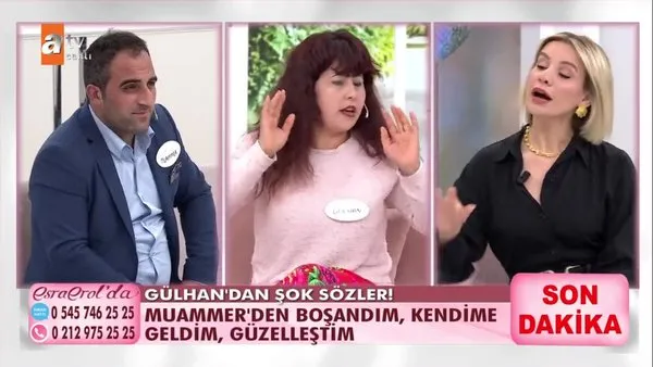 Esra Erol'da; boşanan Muammer ile Gülhan çiftinin açıklamaları sosyal medyada olay oldu 