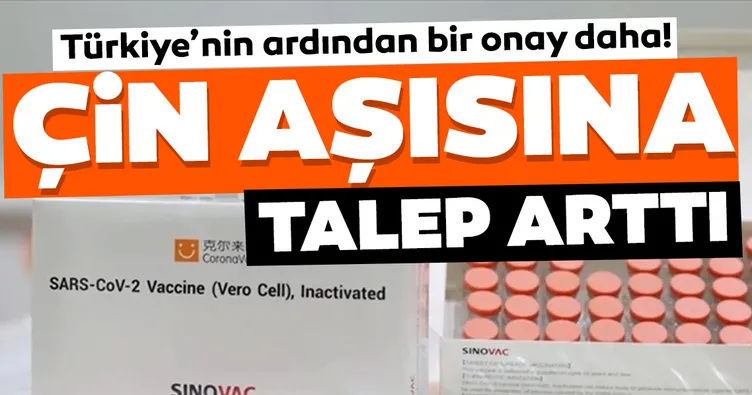 SON DAKİKA HABERİ: Çin’den getirilen koronavirüs aşısına bir onay daha geldi! Talep patlaması yaşanıyor