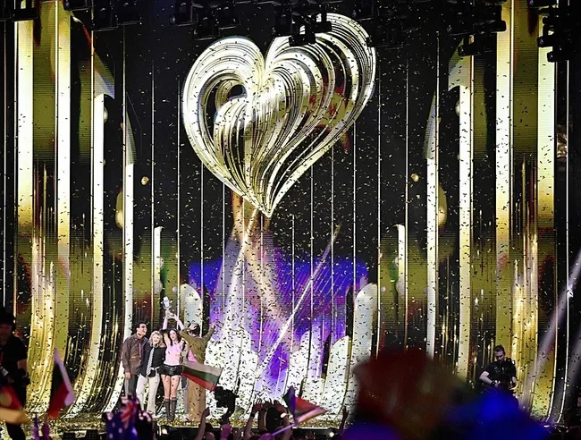 İsrail protestolarının damga vurduğu Eurovision'un kazananı belli oldu