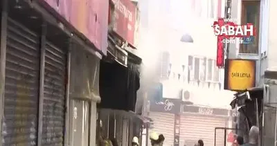 Beşiktaş Çarşı’da yangın paniği