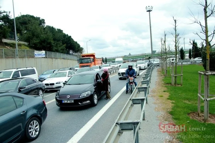 TEM’de şüpheli paket alarmı! Yol Trafiğe kapatıldı