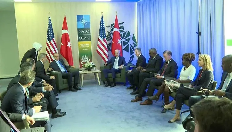 SON DAKİKA HABERLER | Litvanya'da gözler Başkan Erdoğan-Biden görüşmesinde: Kritik zirve başladı