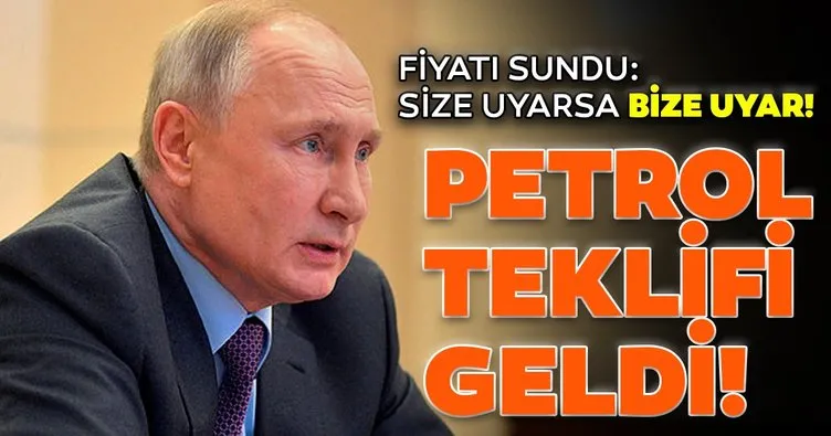 Son dakika haberi: Putin petrol fiyatları için çağrıda bulunarak fiyat verdi: Sizin için uygunsa, bize uyar...