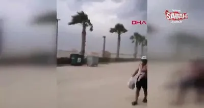 Aydın’da 15 dakika süren ’fırtına’ günlük yaşamı olumsuz etkiledi | Video