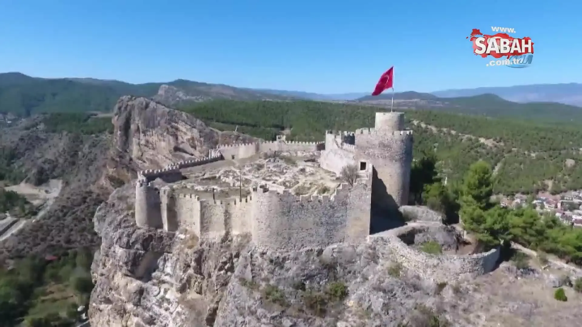 turkiye nin 5 gorkemli kalesi boyabat kalesi havadan goruntulendi