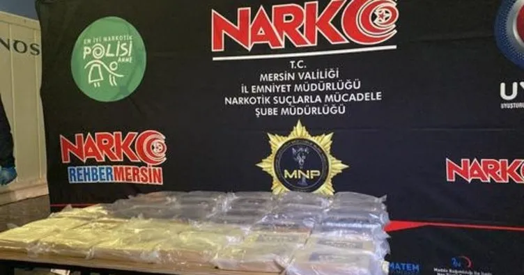 Mersin Limanı’nda 45 kilo kokain ele geçirildi