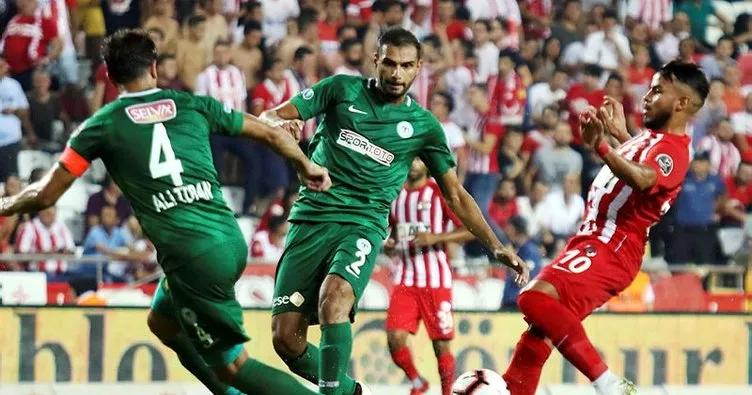 6 gollü maçta Antalyaspor ile Konyaspor yenişemedi