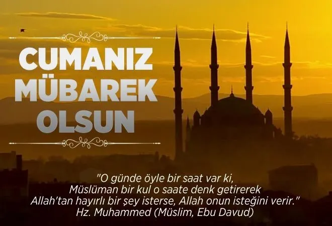 Ramazan ayında en popüler Cuma mesajları burada! İşte 2018 Resimli Hayırlı Cuma mesajı