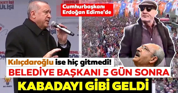 Başkan Erdoğan’dan Edirne’de önemli açıklamalar