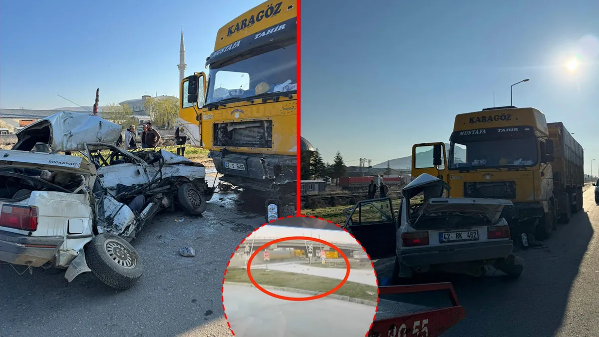 Konya’da TIR faciası! Otomobili metrelerce sürükledi! Genç sürücü hayatını kaybetti: Dehşet anları kamerada Konya’da TIR faciası! Otomobili metrelerce sürükledi! Genç sürücü hayatını kaybetti: Dehşet anları kamerada