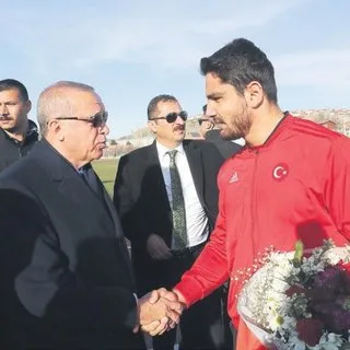 Güreşçilerden Erdoğan’a destek