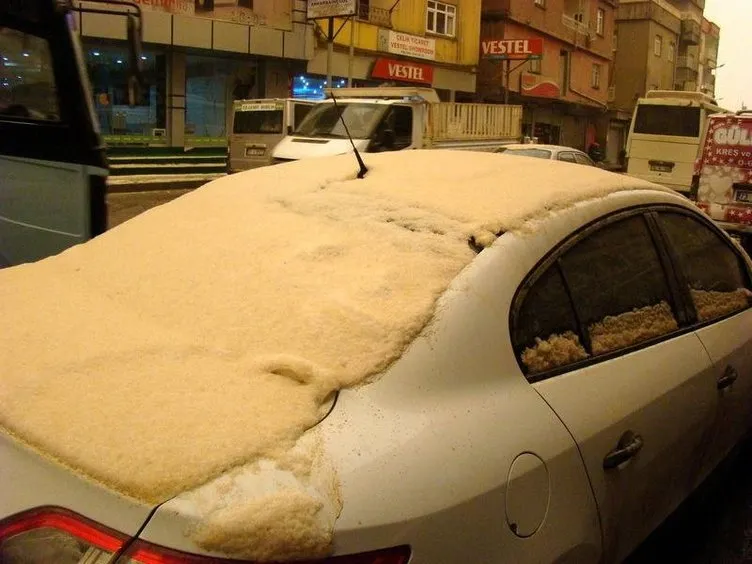 Şırnak’ta kırmızı kar yağdı