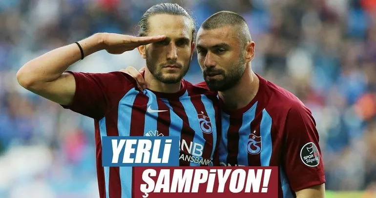 Spor Toto Süper Lig’de yerli şampiyon: Trabzonspor