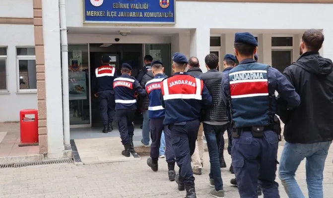 Edirne’de aranan 142 şüpheli tutuklandı