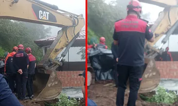 Trabzon’da heyelan: Ev temeli kazarken toprak altında kaldı #trabzon