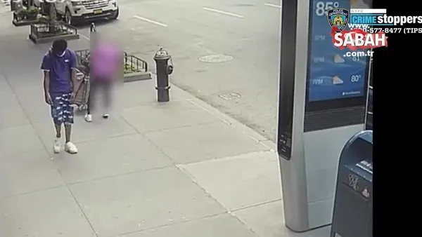 Yolda yürüyen 92 yaşındaki yaşlı kadına böyle yumruk attı! | Video
