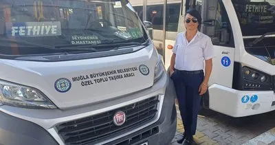 Seydikemer’in tek kadın dolmuş şoförü