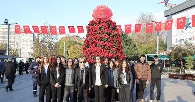 Kocaeli’de 10 Kasım’a özel 1086 Atatürk Çiçeğiyle anma #kocaeli