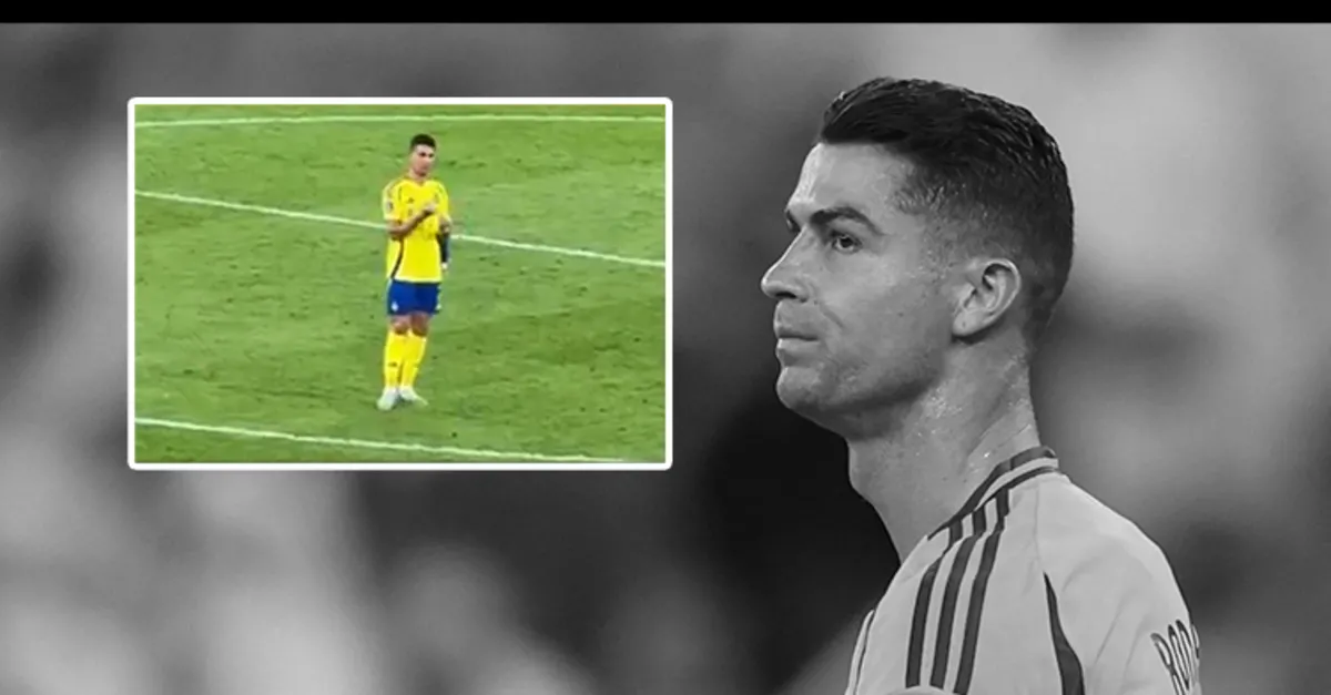 Tüm dünya bu olayı konuşuyor! Ronaldo’nun garip hareketleri gündem oldu!