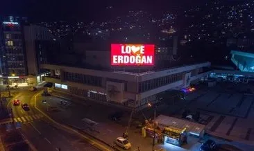 New York’taki ‘Stop Erdoğan’ başlıklı FETÖ propagandasına yanıt gecikmedi! Saraybosna’da ‘Love Erdoğan’ ilanı!