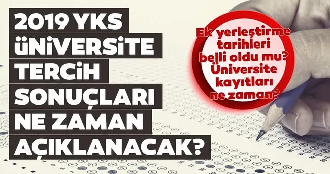 yks tercih sonuclari osym tarafinda ne