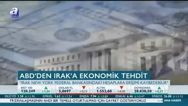 ABD'den Irak'a ekonomik tehdit