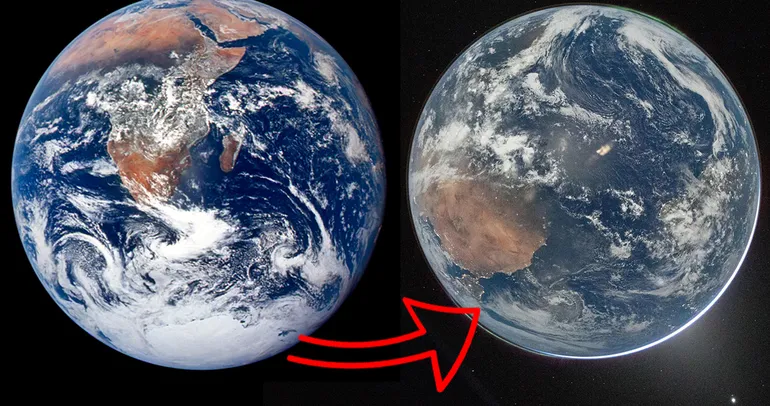 NASA paylaştı: 54 yıl arayla Dünyamız! ’Evimiz harika görünüyor’