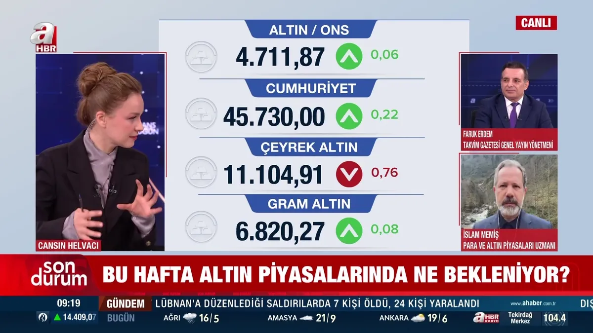 Son Dakika | Gram altın fiyatlarında beklenti ne yönde? İslam Memiş uyardı: Yarı fiyatına gram altın tuzağına dikkat | Video videosunu izle Son Dakika | Gram altın fiyatlarında beklenti ne yönde? İslam Memiş uyardı: Yarı fiyatına gram altın tuzağına dikkat | Video videosunu izle