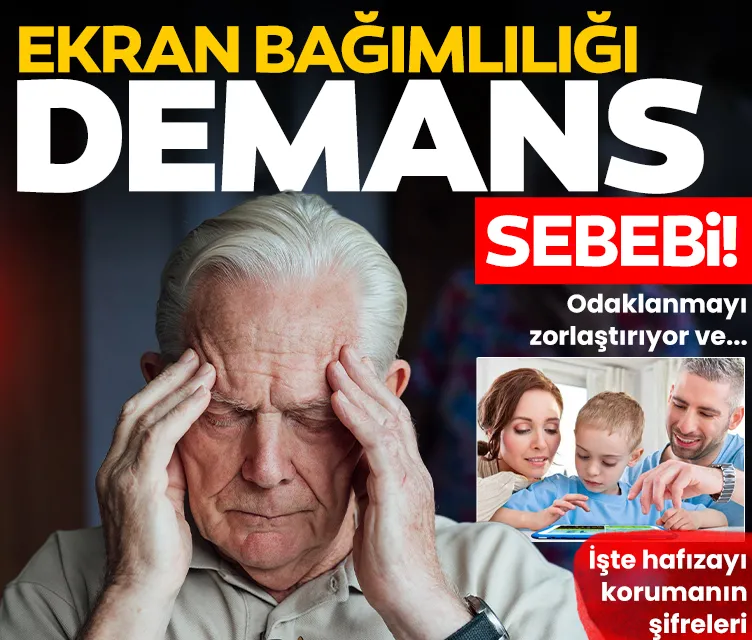 Aşırı ekrana bakmak demans yapıyor