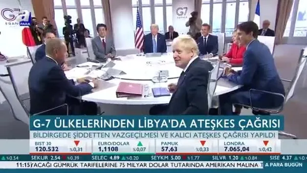 G-7 sonuç bildirgesi açıklandı