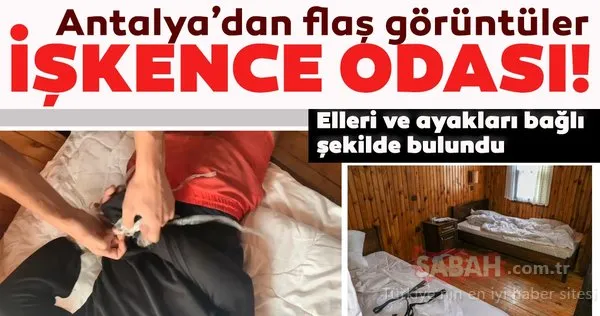 Rus grubun işletmeciye işkence ettiği oda görüntülendi